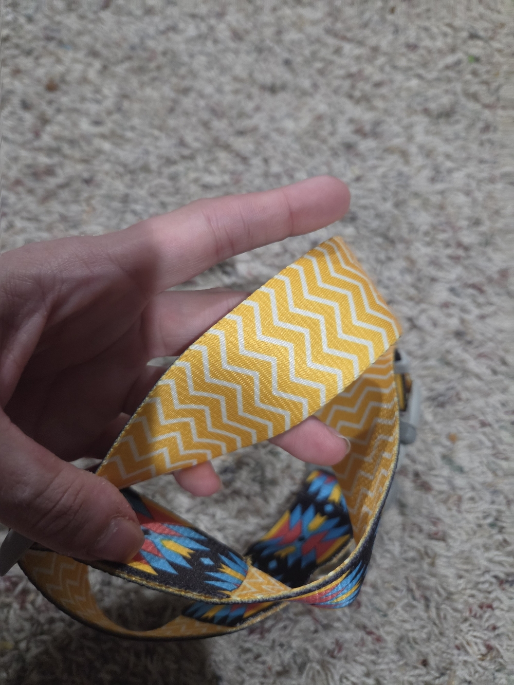 Coastal Patterned Large Dog Collar - Picture 8 of 11